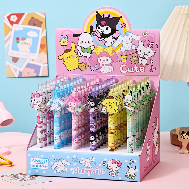 48pcs Gel Pen Kuromi KT My Mel - Stationery Warehouse のレビューと価格