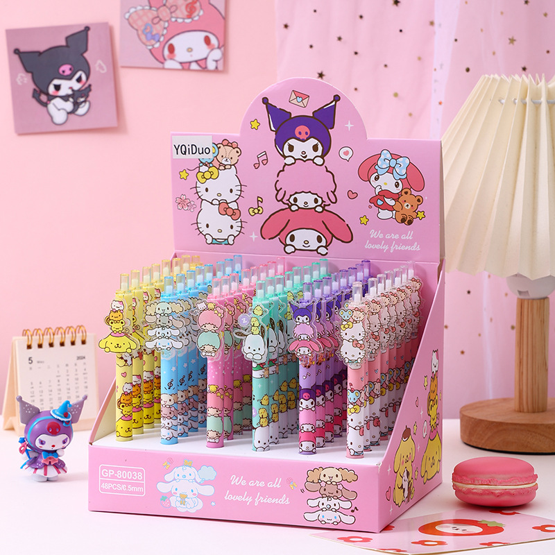 48pcs Gel Pen Kuromi KT My Mel - Stationery Warehouse のレビューと価格