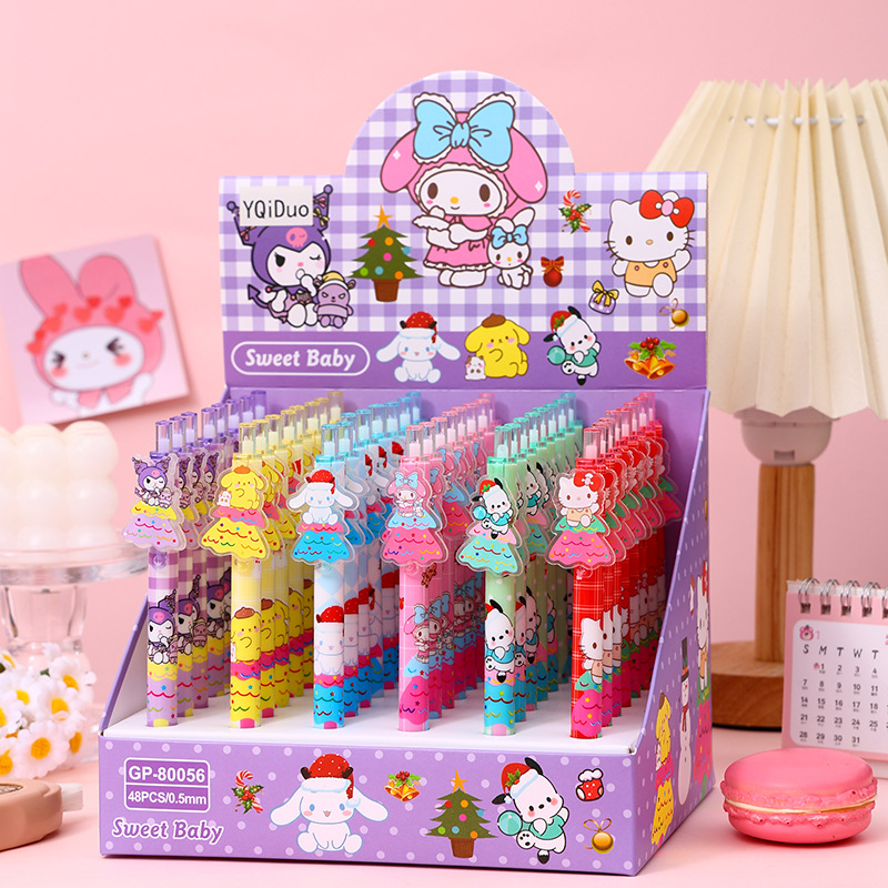 48pcs Gel Pen Kuromi KT My Mel - Stationery Warehouse のレビューと価格