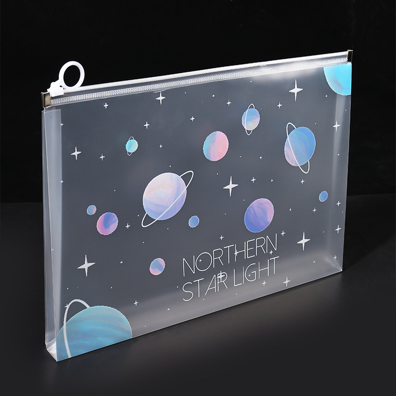 4/12pcs A4 Space Zipper Folder - Is Stationery Office Supply のレビューと価格