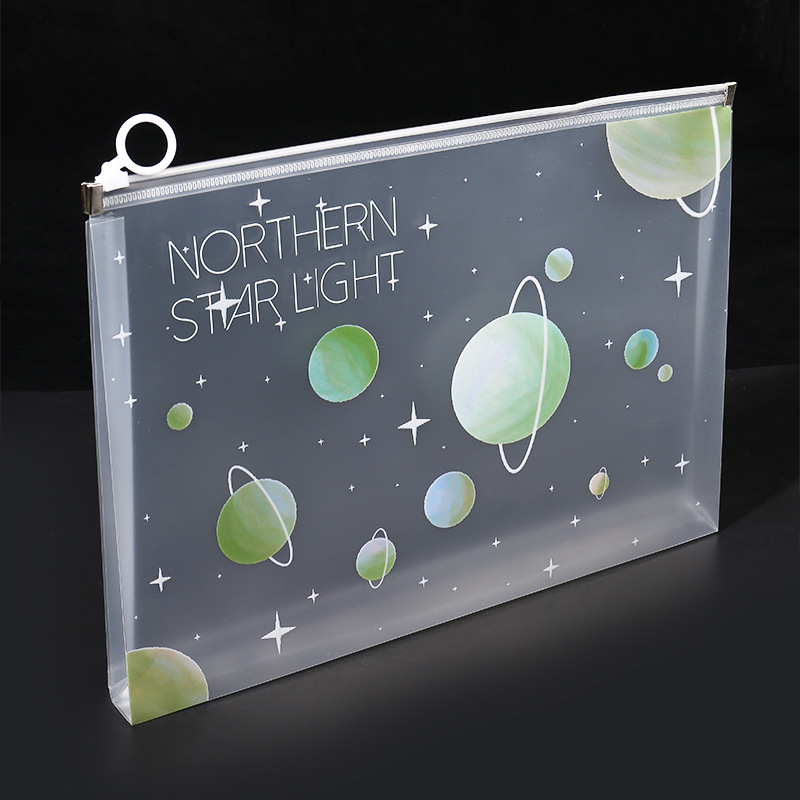 4/12pcs A4 Space Zipper Folder - Is Stationery Office Supply のレビューと価格