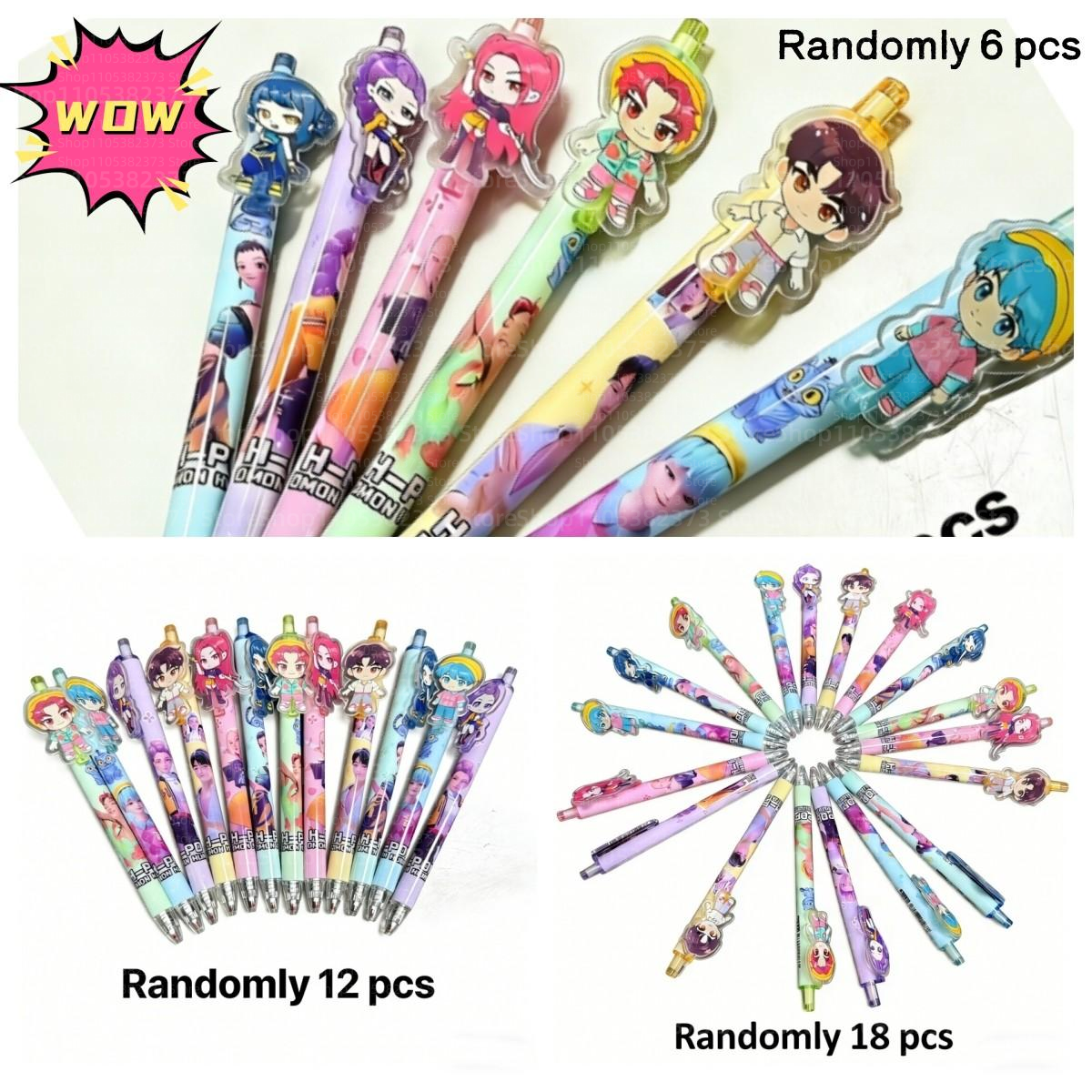 6/12/18Pcs 0.5mm Black Gel Pen - Gel Ink Pen Set のレビューと価格