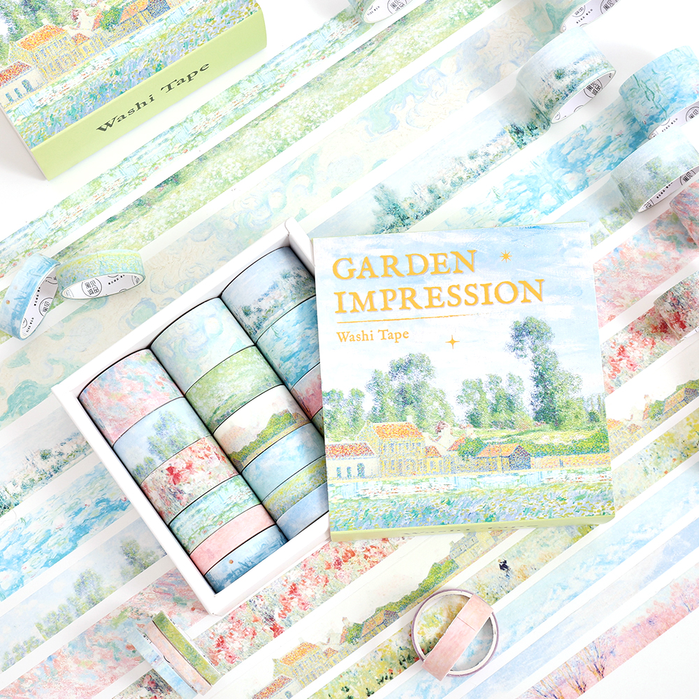 20 Rolls Vintage Garden Washi  - Stationery Supply のレビューと価格